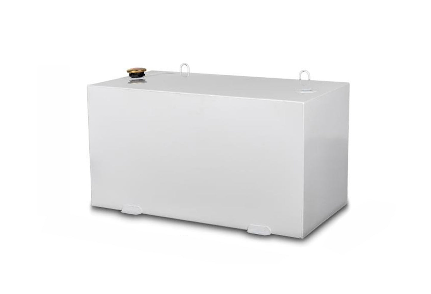 100 Gallon HD, Rectangular, White Steel Tank