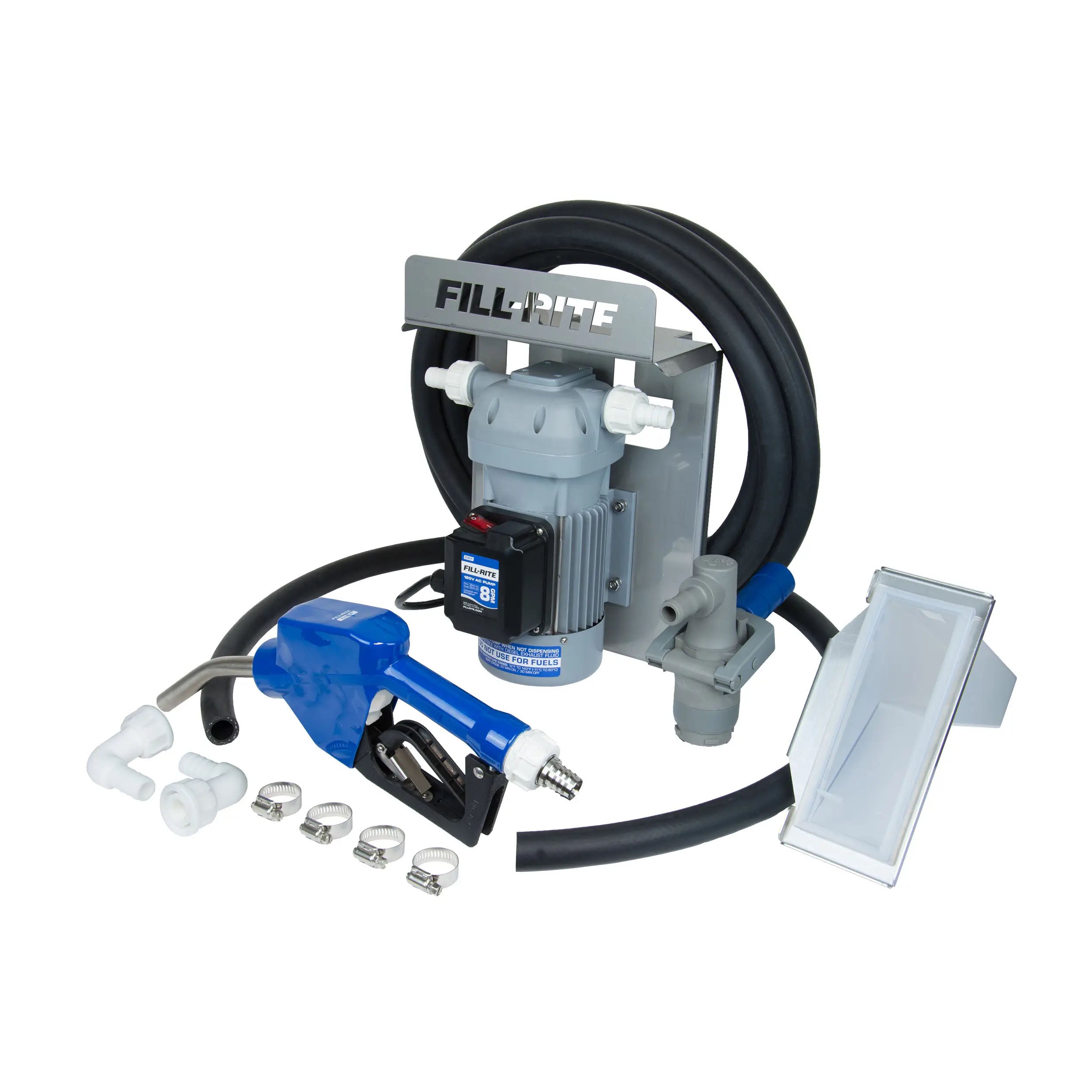 DF120CAN520-RP FILLRITE DEF Transfer Pump 120V 8GPM W/Nozzle & RPV