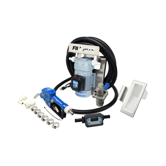 DF120CAT520B Fill-Rite 120V AC DEF Transfer Pump, IBC Tote Bracket with Nozzle & Meter