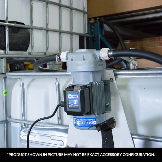 DF120CAT520B Fill-Rite 120V AC DEF Transfer Pump, IBC Tote Bracket with Nozzle & Meter