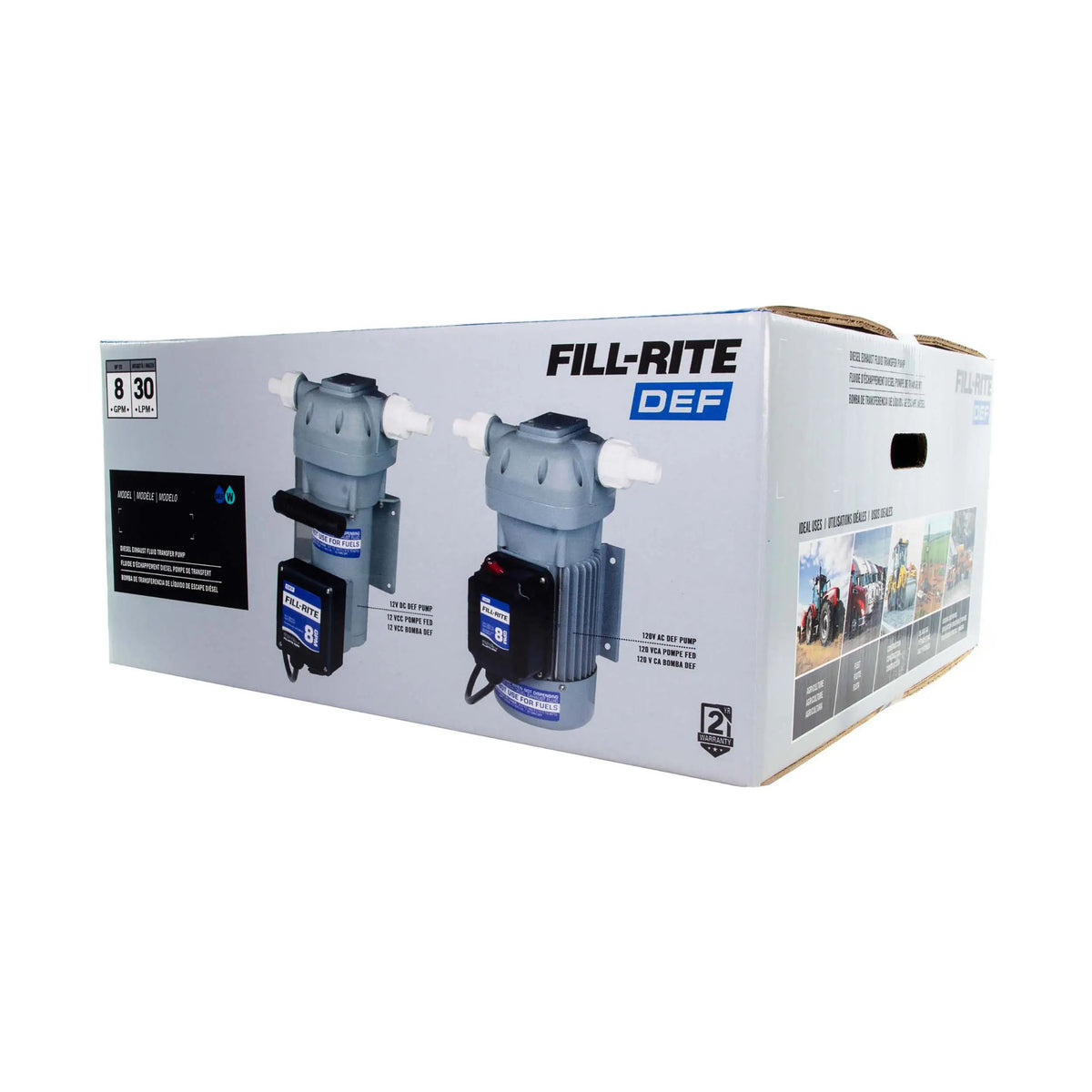 DF120CAT520B Fill-Rite 120V AC DEF Transfer Pump, IBC Tote Bracket with Nozzle & Meter