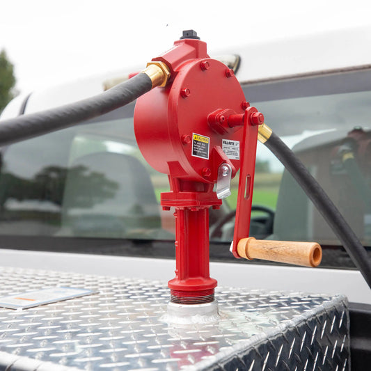 FR112 Fill-Rite Rotary Hand-Operated Fuel Transfer Pump with Nozzle Spout