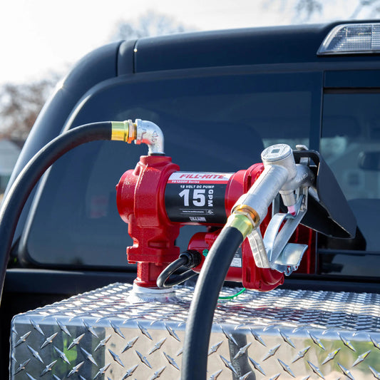 FR1210H Fill-Rite 12V DC 15 GPM Fuel Transfer Pump with Nozzle