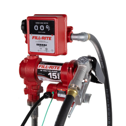 FR1211H Fill-Rite 12V DC 15 GPM Fuel Transfer Pump with Meter & Nozzle