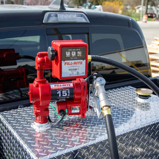 FR1211H Fill-Rite 12V DC 15 GPM Fuel Transfer Pump with Meter & Nozzle