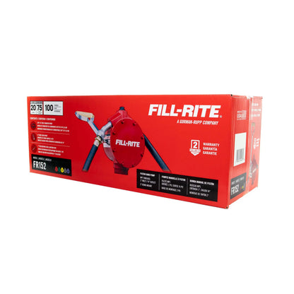 FR152 Fill-Rite Piston Hand-Operated Fuel Transfer Pump with Nozzle Spout