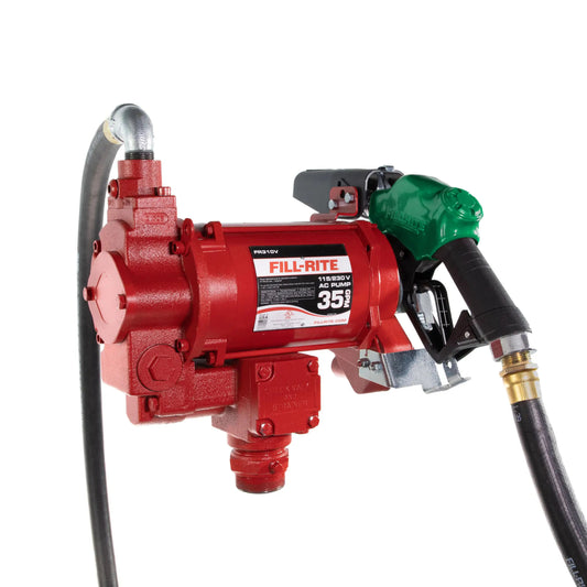 FR310VB Fill-Rite 115/230V AC 35 GPM Fuel Transfer Pump with Nozzle