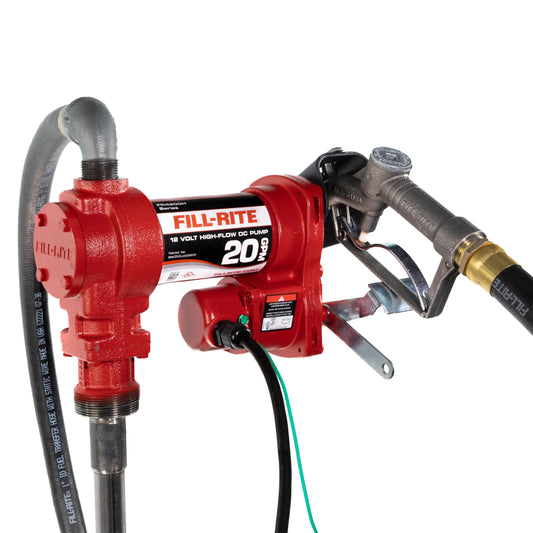 FR4210H Fill-Rite 12V DC 20 GPM Fuel Transfer Pump with Nozzle