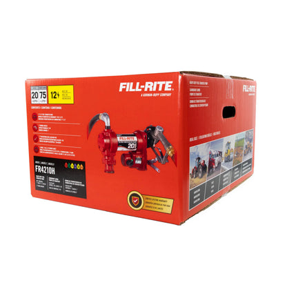FR4210H Fill-Rite 12V DC 20 GPM Fuel Transfer Pump with Nozzle