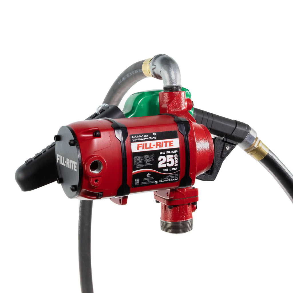 NX25-120NB-AA FILLRITE 120V 25GPM Continuous Pump W/Nozzle & Hose