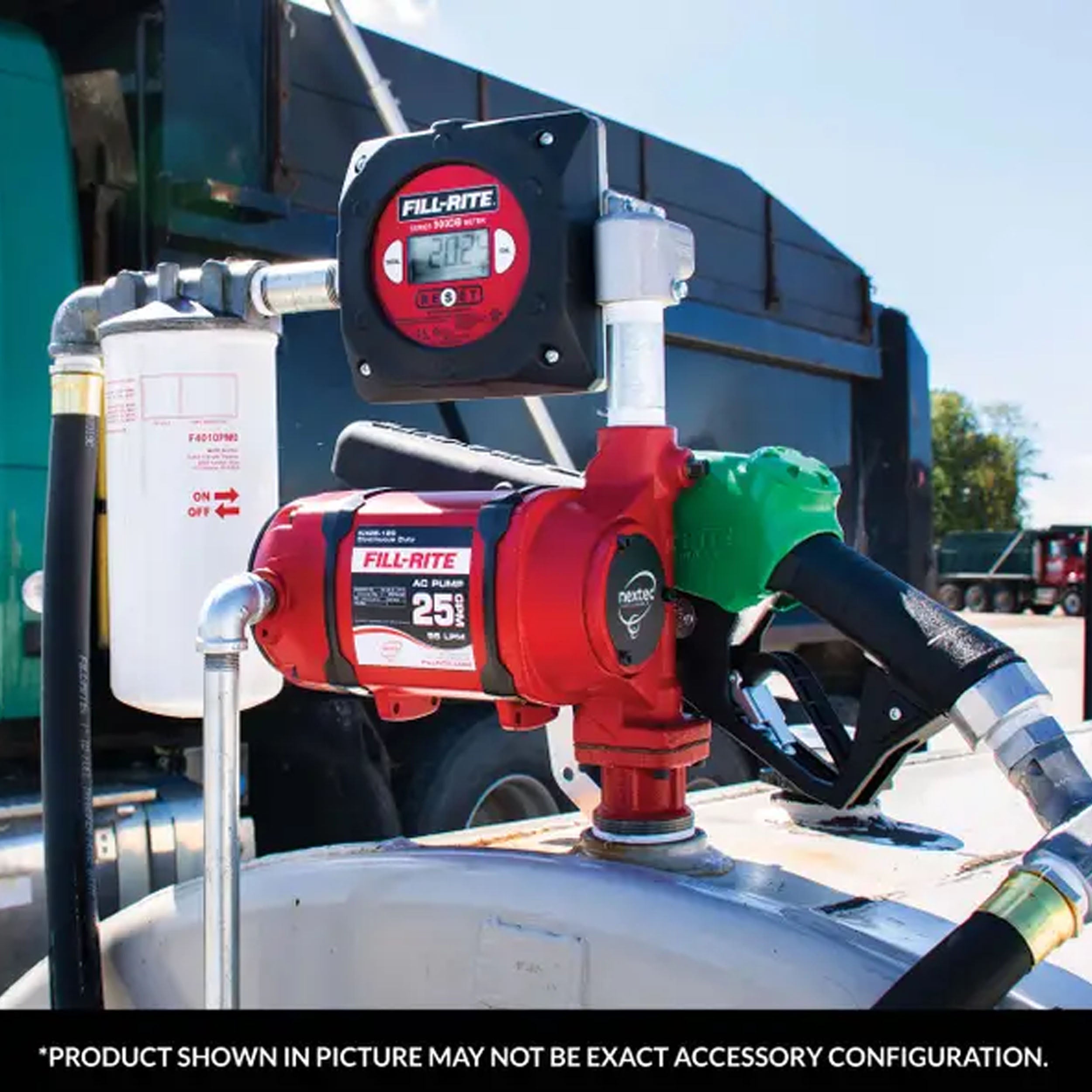 NX25-120NB-AA FILLRITE 120V 25GPM Continuous Pump W/Nozzle & Hose