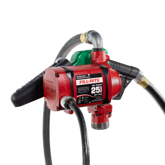 NX25-DDCNB-AA Fill-Rite 12/24V DC 25 GPM Fuel Transfer Pump with Nozzle