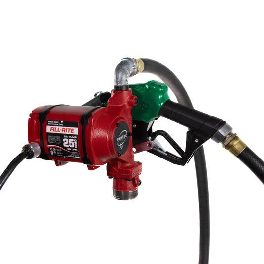 NX25-DDCNB-AA Fill-Rite 12/24V DC 25 GPM Fuel Transfer Pump with Nozzle