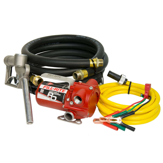 RD812NH Fill-Rite 12V DC 8 GPM Fuel Transfer Pump with Nozzle