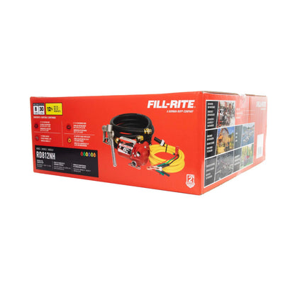 RD812NH Fill-Rite 12V DC 8 GPM Fuel Transfer Pump with Nozzle