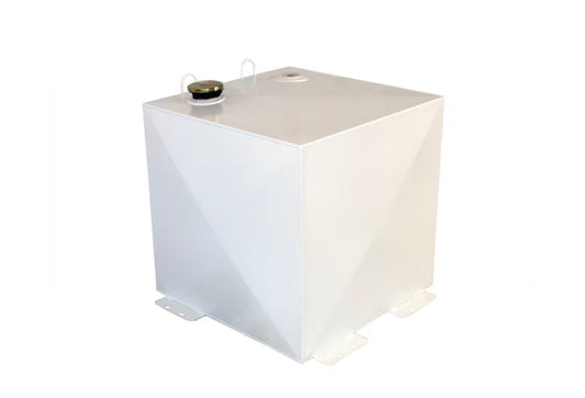 50 Gallon HD, Rectangular, White Steel Tank