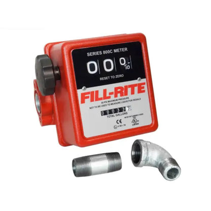 Fill-Rite 807 CMK 3-Digit Mechanical Fuel Transfer Meter (Not for Liquid Resale)