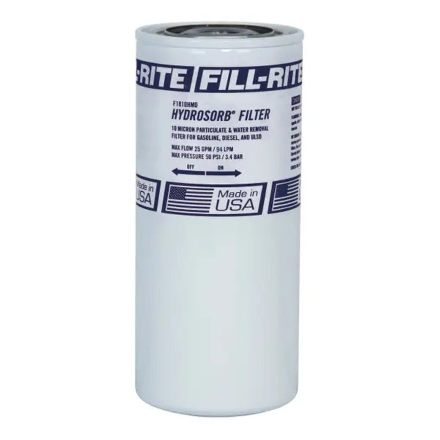 Fill-Rite, 10 micron Hydrosorb® filter, 1" - 12 UNF, 25 GPM