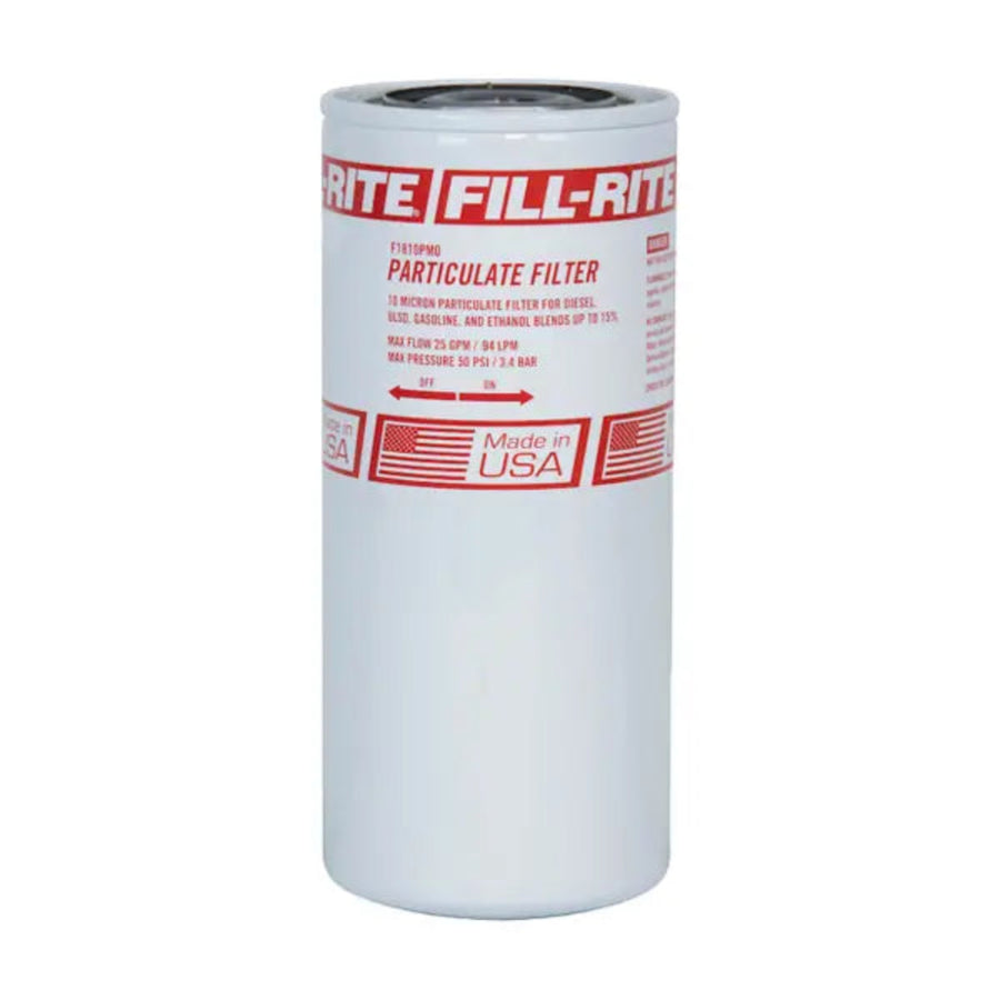 Fill-Rite, 10 micron particulate filter, 1" - 12 UNF, 25 GPM