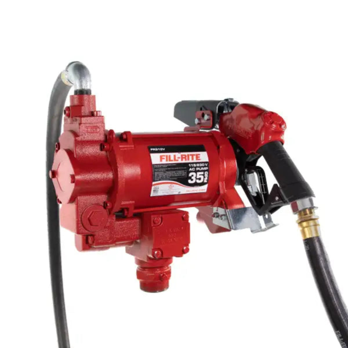 Fill-Rite, Fuel Transfer Pump 115/230V AC, 35 GPM, with Nozzle