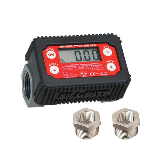 2-35 GPM 4-Digit Digital Fuel Transfer Meter (NOT FOR FLUID RESALE)