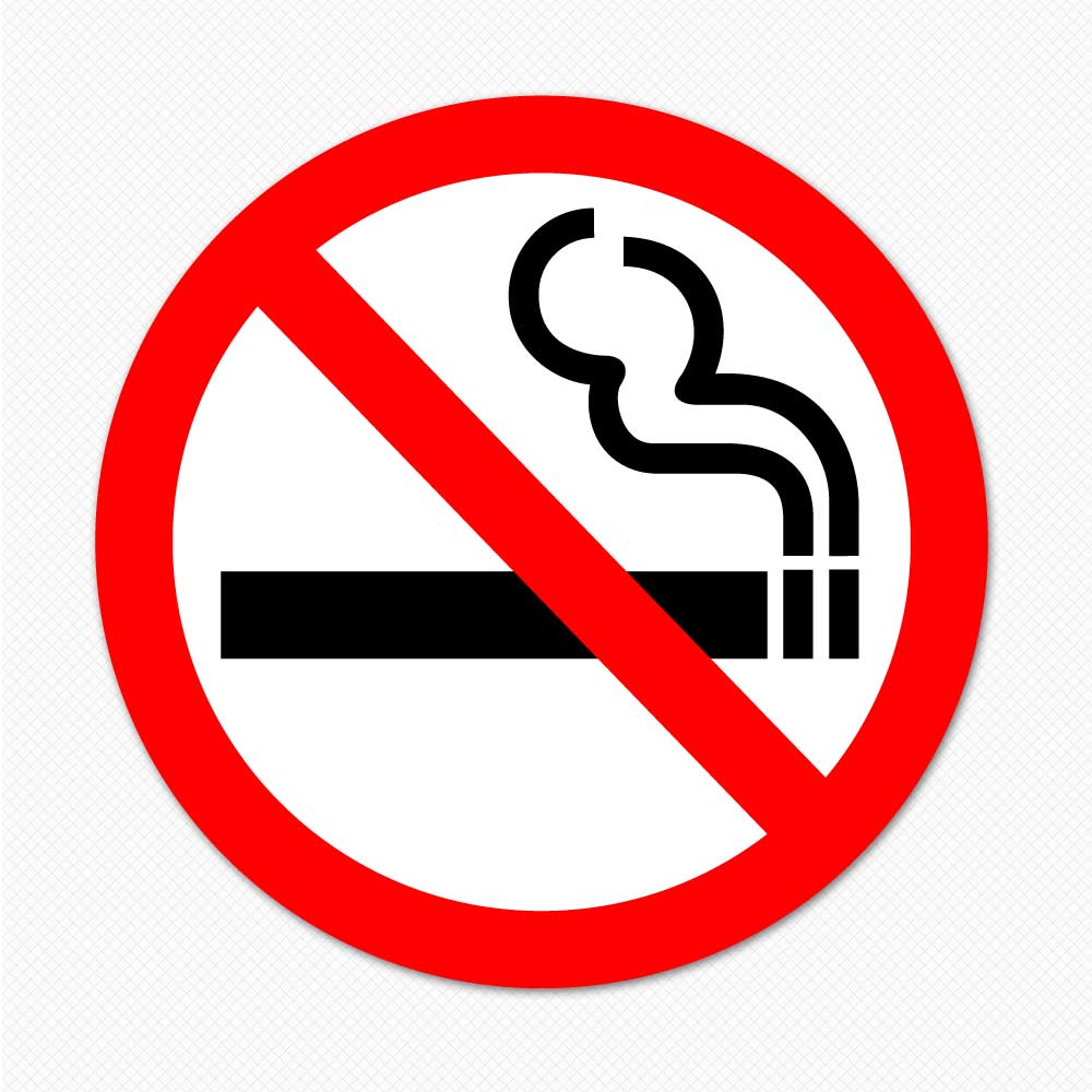 Calcomanía Prohibido Fumar